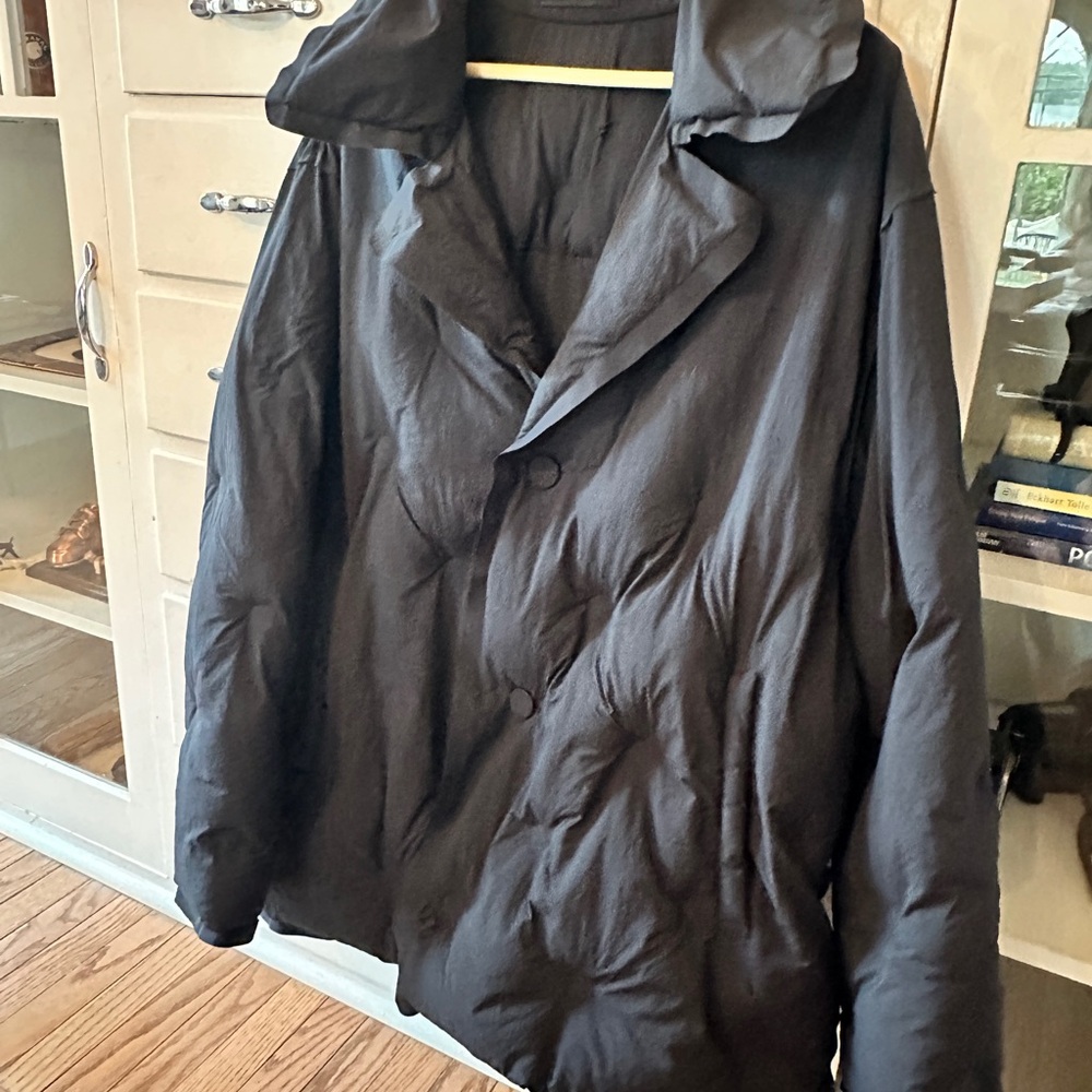 Maison Margiela Recycled Fabric Black Puffer